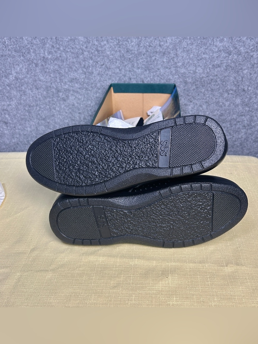 SAS Free Time Women’s 9 Black Leather Comfort Walking Shoes New Complete In Box - Picture 10 of 10